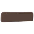 Coussin de tête de lit marron 200 cm similicuir