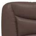 Coussin de tête de lit marron 200 cm similicuir