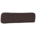Coussin de tête de lit marron foncé 200 cm tissu