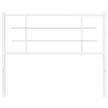 Tête de lit métal blanc 100 cm