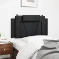 Coussin de tête de lit noir 100 cm similicuir