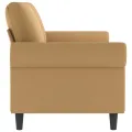 Canapé à 3 places Marron 180 cm Velours