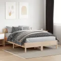 Cadre de lit avec tête de lit 140x200 cm bois de pin massif