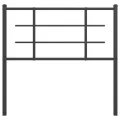 Tête de lit métal noir 100 cm