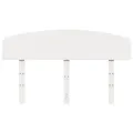 Tête de lit blanc 135 cm bois massif de pin