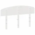 Tête de lit blanc 135 cm bois massif de pin