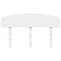 Tête de lit blanc 120 cm bois massif de pin