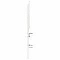 Tête de lit blanc 120 cm bois massif de pin