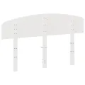 Tête de lit blanc 120 cm bois massif de pin