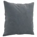 Ensemble de canapés 3 pcs avec coussins gris foncé velours