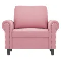 Fauteuil Rose 60 cm Velours