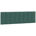 Coussin de tête de lit vert foncé 160 cm velours