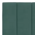 Coussin de tête de lit vert foncé 160 cm velours