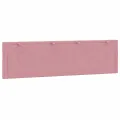 Coussin de tête de lit rose 180 cm velours