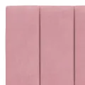 Coussin de tête de lit rose 180 cm velours