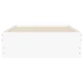 Cadre de lit avec tiroirs blanc 90x200 cm bois d'ingénierie