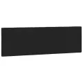 Coussin de tête de lit noir 160 cm velours