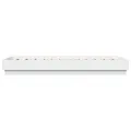 Cadre de lit avec lumières LED blanc 75x190 cm
