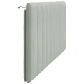Coussin de tête de lit gris clair 180 cm velours
