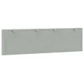Coussin de tête de lit gris clair 180 cm velours