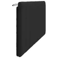 Coussin de tête de lit noir 180 cm velours