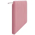 Coussin de tête de lit rose 120 cm velours