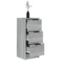 Buffet Sonoma gris 30x30x70 cm Bois d'ingénierie