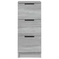 Buffet Sonoma gris 30x30x70 cm Bois d'ingénierie