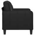 Fauteuil Noir 60 cm Similicuir