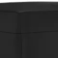 Ensemble de canapés 3 pcs avec coussins Noir Similicuir