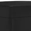 Ensemble de canapés 3 pcs avec coussins Noir Similicuir