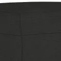 Ensemble de canapés 3 pcs avec coussins noir tissu