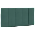 Cadre de lit avec tête de lit Vert foncé 100x200 cm Velours