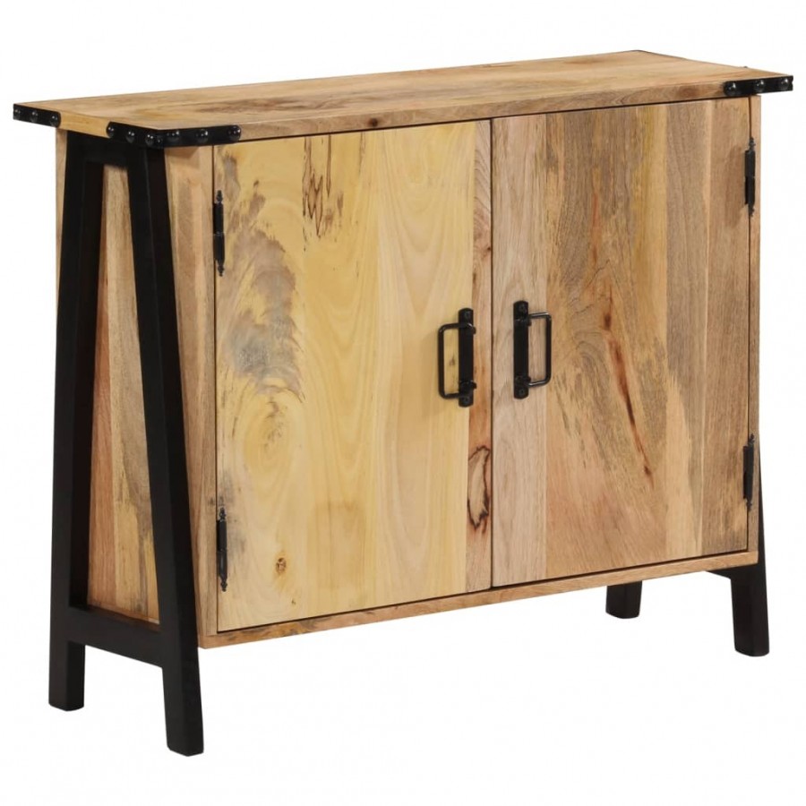 Buffet 88x30x69 cm bois massif de manguier