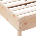 Cadre de lit 140x190 cm bois de pin massif