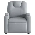 Fauteuil inclinable Gris clair Tissu
