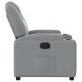 Fauteuil inclinable Gris clair Tissu