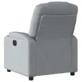 Fauteuil inclinable Gris clair Tissu