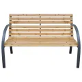 Banc de jardin 112 cm Bois de sapin massif