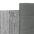 Cadre de lit tête de lit sonoma gris 90x190 cm bois ingénierie