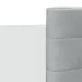 Cadre de lit avec tête de lit blanc 75x190 cm bois d'ingénierie