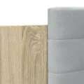 Cadre de lit avec tête de lit chêne sonoma 75x190 cm