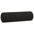 Ensemble de canapés 2 pcs avec coussins noir tissu