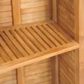 Table pliable de bar 155x53x105 cm Bois de teck solide
