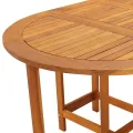 Table de jardin 130x90x72 cm Bois d'acacia massif