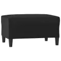 Repose-pied Noir 70x55x41 cm Similicuir
