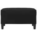 Repose-pied Noir 70x55x41 cm Similicuir