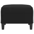Repose-pied Noir 70x55x41 cm Similicuir