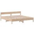 Cadre de lit avec tête de lit 180x200 cm bois de pin massif