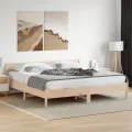 Cadre de lit avec tête de lit 180x200 cm bois de pin massif